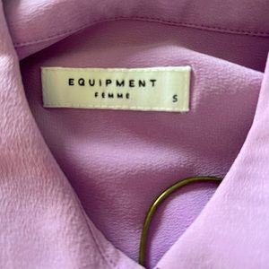 Equipment Signature Shirt - Lavender